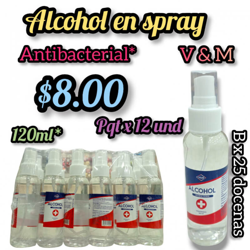 Alcohol en Spray V&M