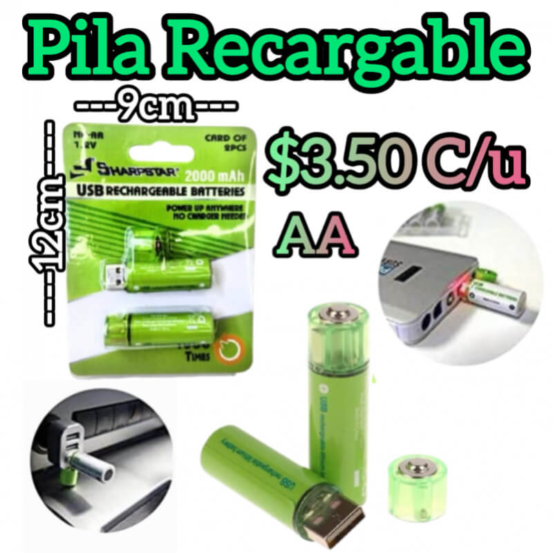 Pila Recargable AA