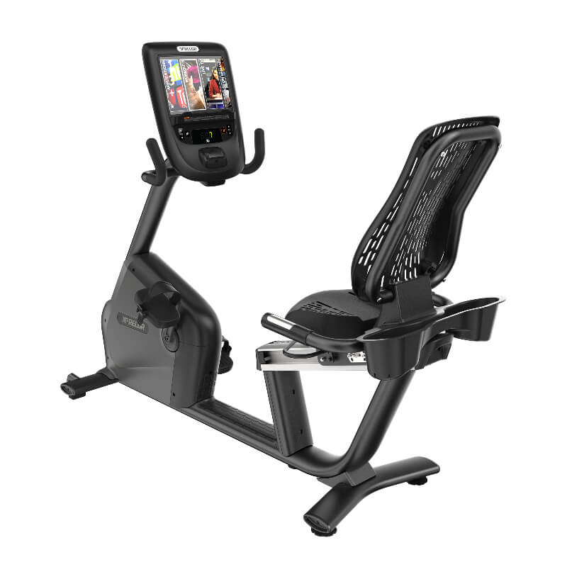 Bicicleta Reclinada Precor RBK 865 y consola P62 | Fitness Solutions Ecuador