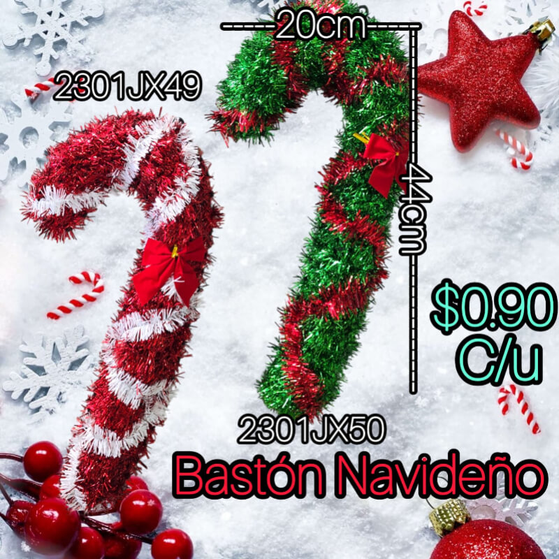 Bastón Navideño