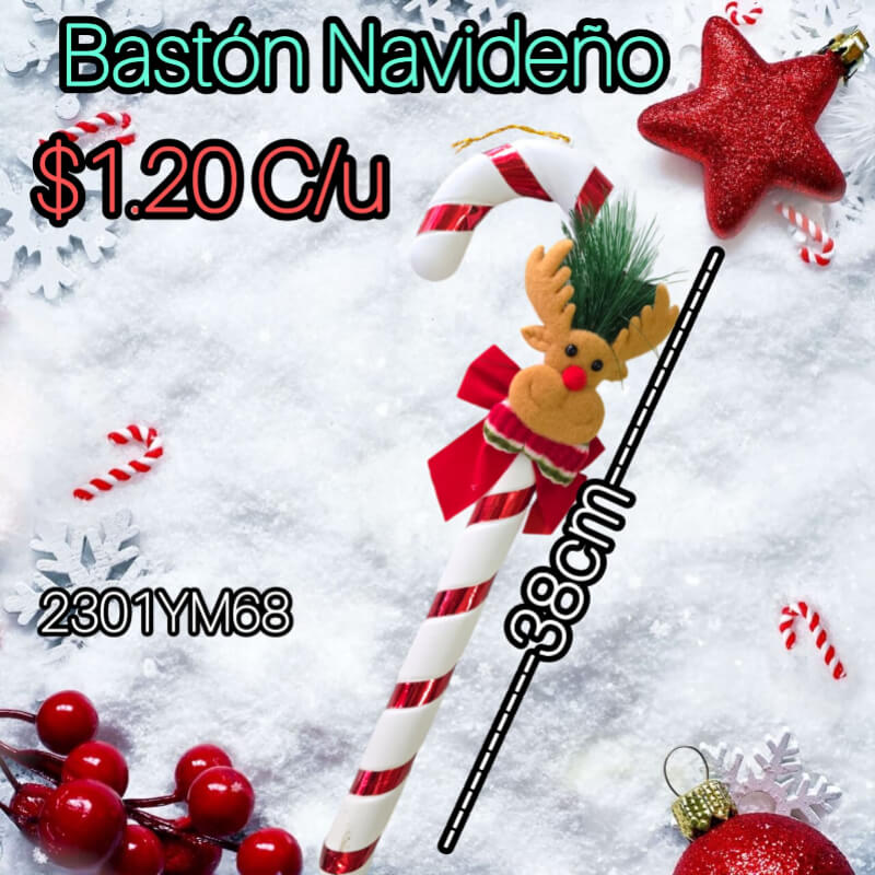 Bastón Navideño