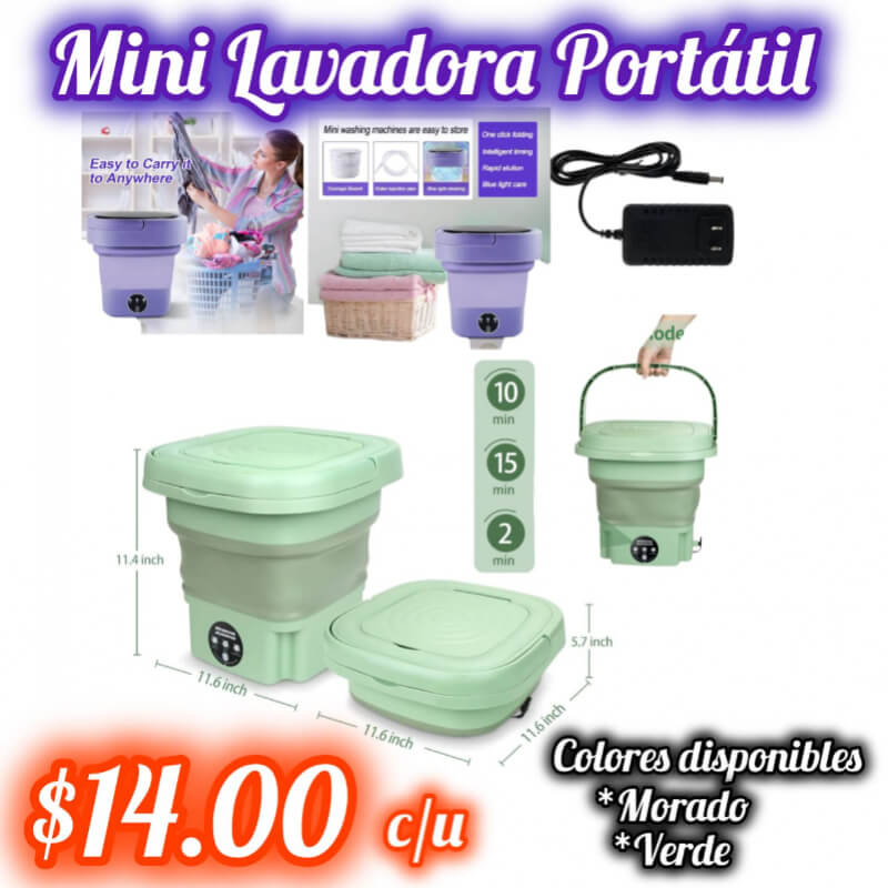 Mini Lavadora Portátil