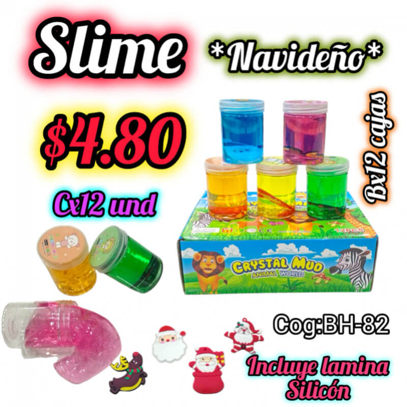 Slime Navideño Cx12