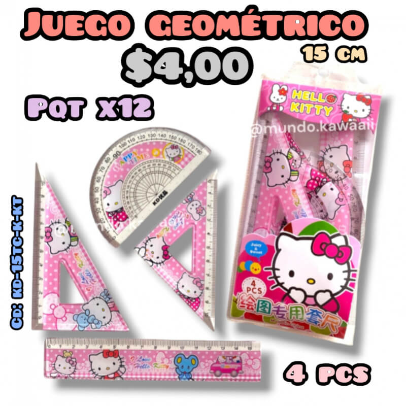 Juego Geométrico Hello Kitty