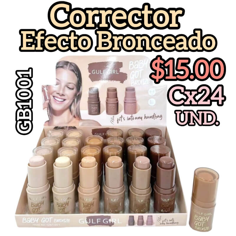 Corrector efecto bronceado