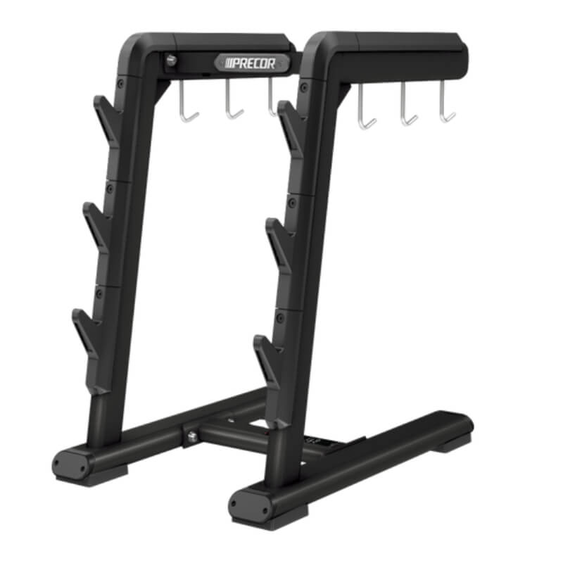 Rack para Mancuernas SERIE Discovery MARCA PRECOR: Resistente y Duradero | FITNESS SOLUTIONS ECUADOR