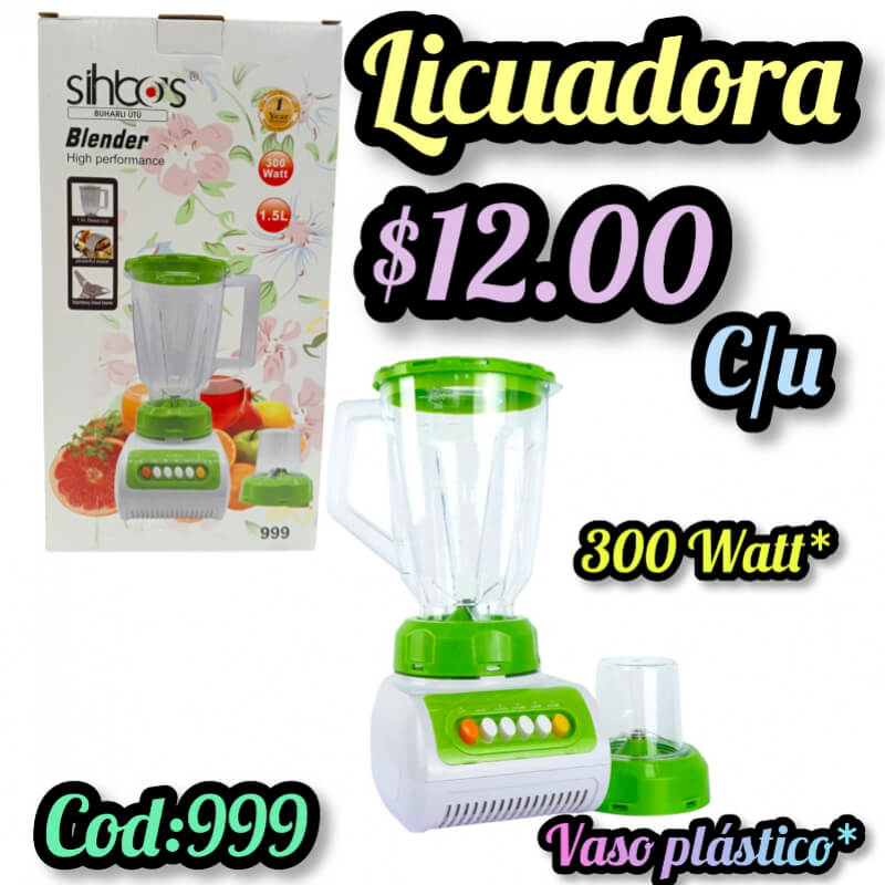 Licuadora Plástica 300W