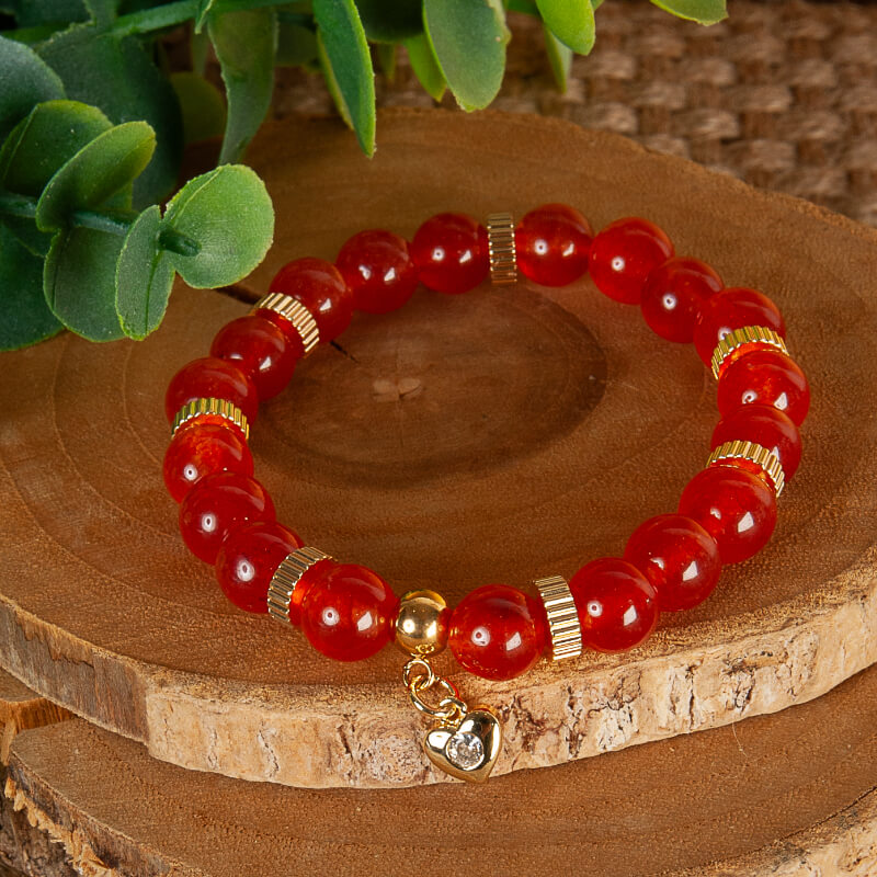 Pulsera Roja corazon