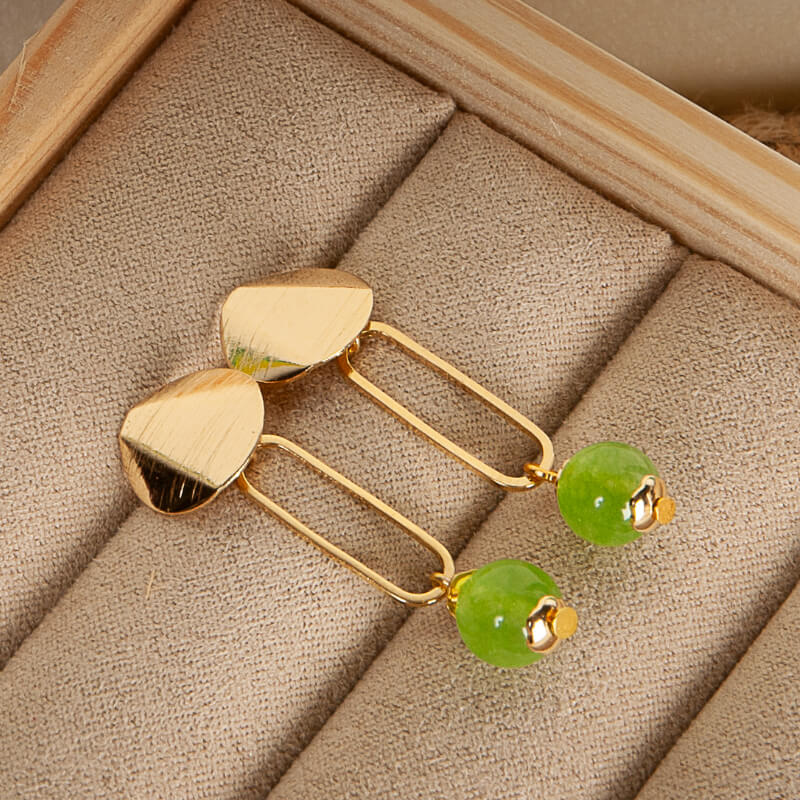 Aretes verde