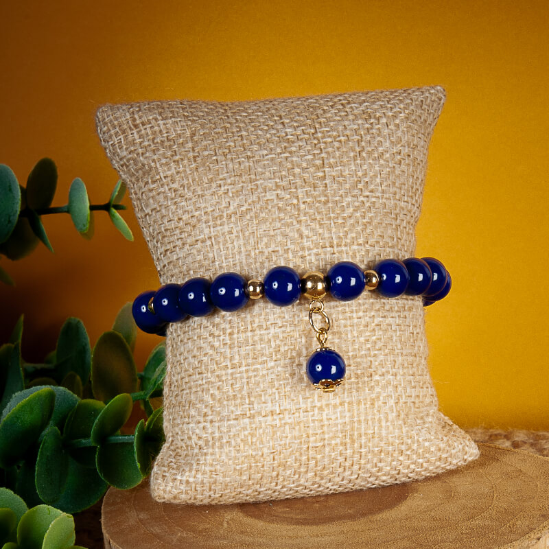 Pulsera Cristal Azul