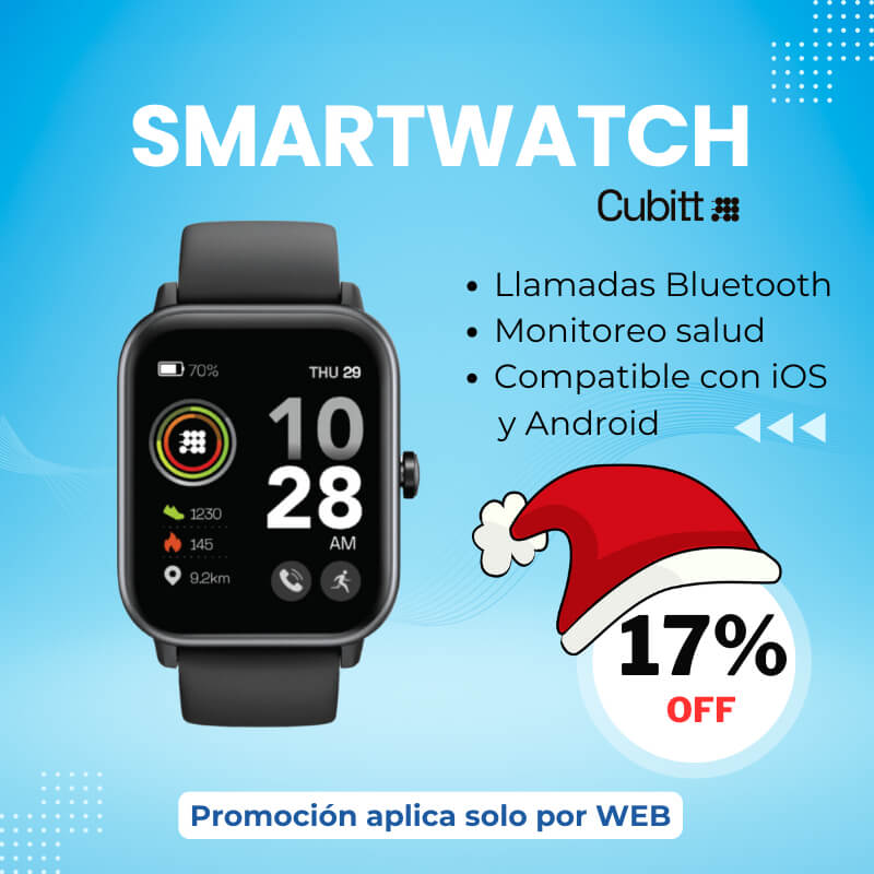 Smartwatch cubitt ct2 pro max: reloj inteligente Negro