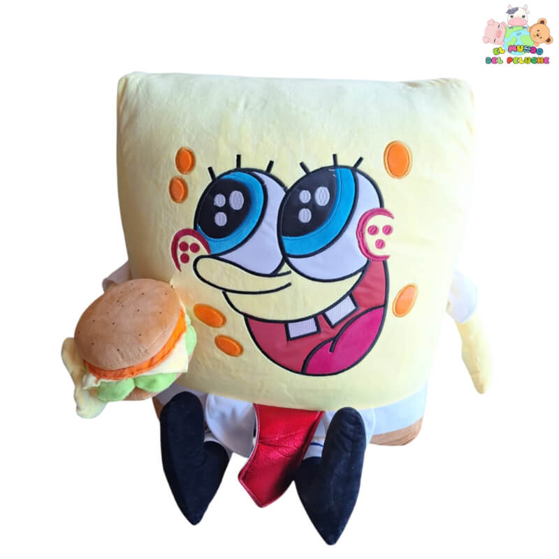 Bob Esponja #5 - Peluche Gigante de 80 cm | El Mundo del Peluche