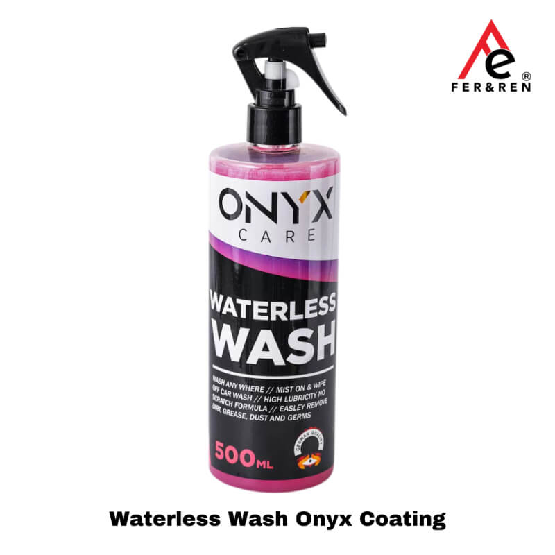 Waterless Wash Onyx Coating – Lavado y Protección sin Agua para Autos