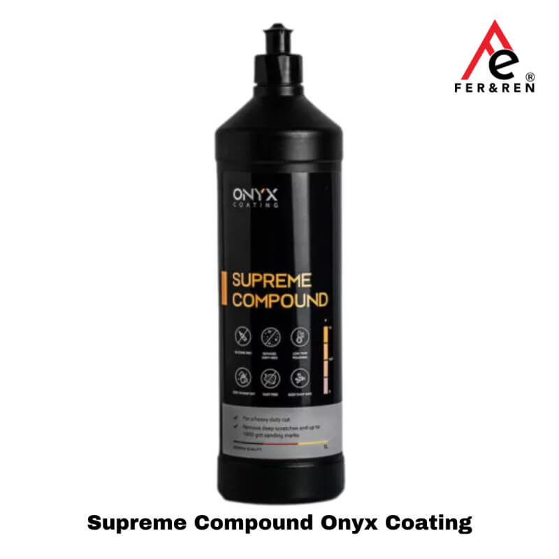 Supreme Compound Onyx Coating 250 ml – Pulimento de Corte con Acabado Brillante (250 ml)