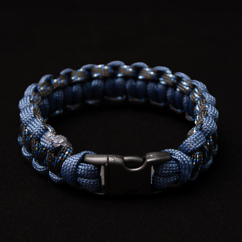 Pulsera Cordon Azul con Negro