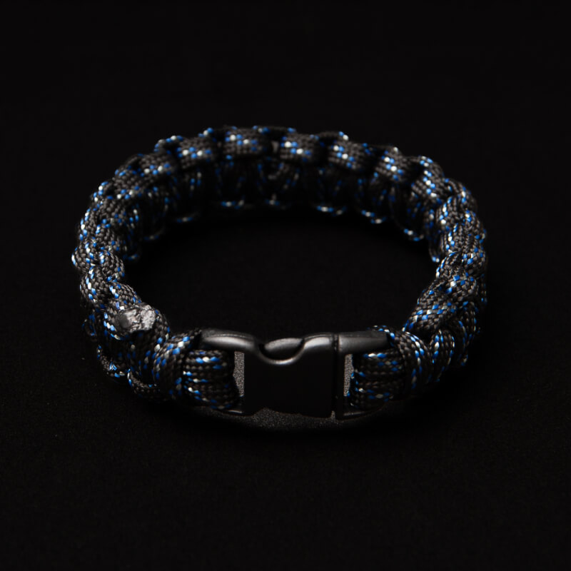 Pulsera de cordon Azul con puntos