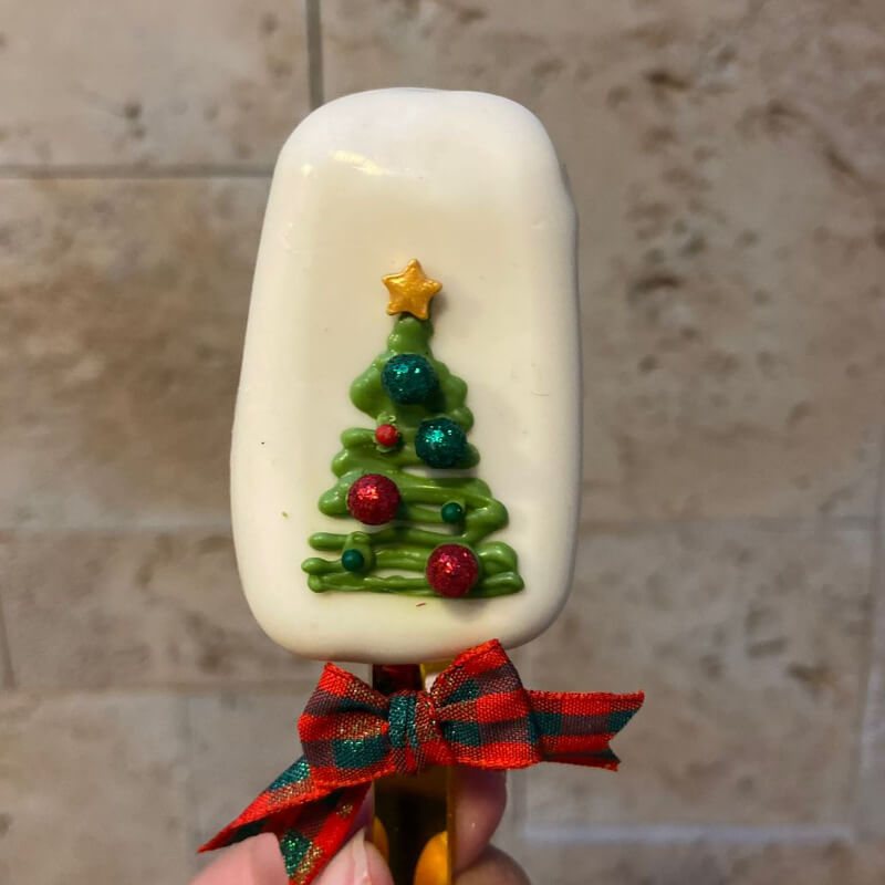 Paleta árbol de navidad