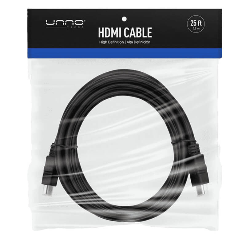 CABLE UNNO TEKNO HDMI 7.5M / 25FT