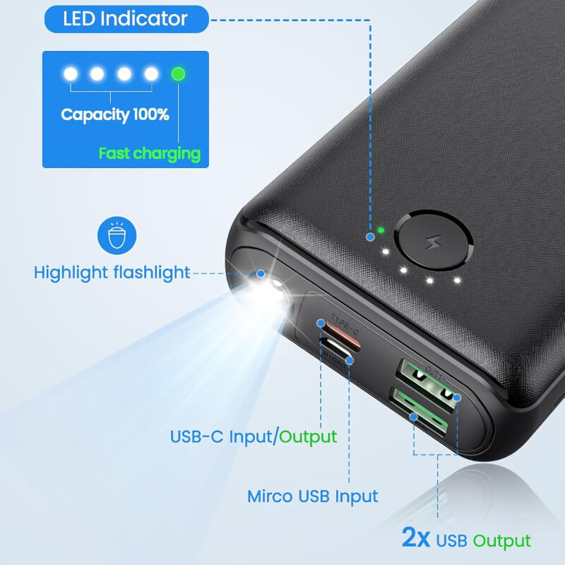 POWER BANK JIGA 30000 MAH