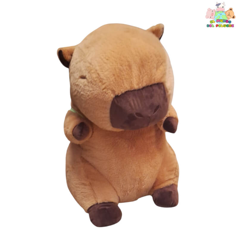 Capibara con Mochila - 65 cm de Altura (Diseño Funcional y Encantador) | El mundo del Peluche