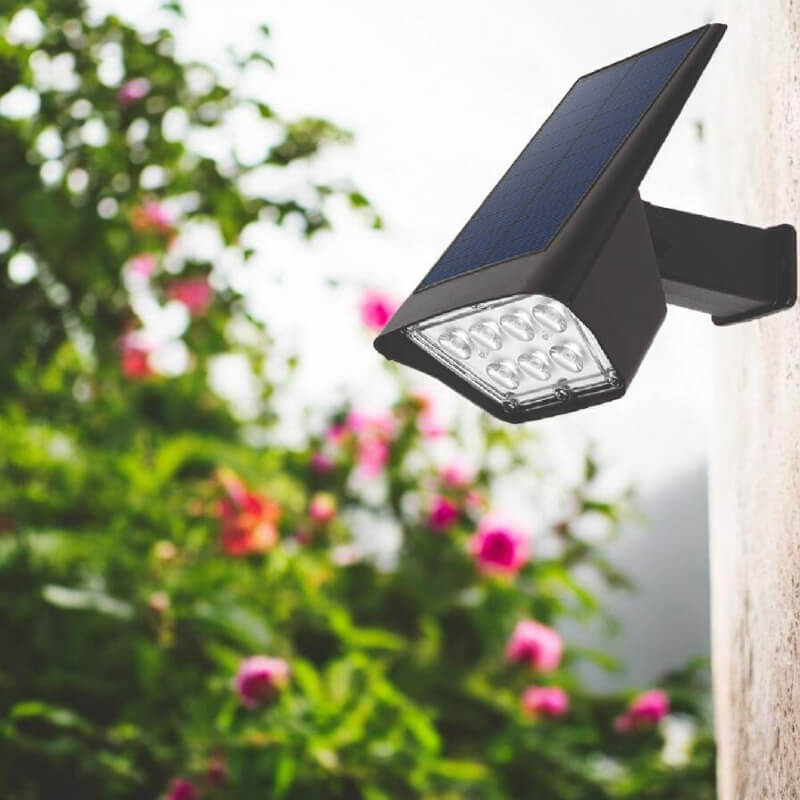 Luminaria Solar de pares para exteriores: 7W IP65 - con luz calida| PROLUXES