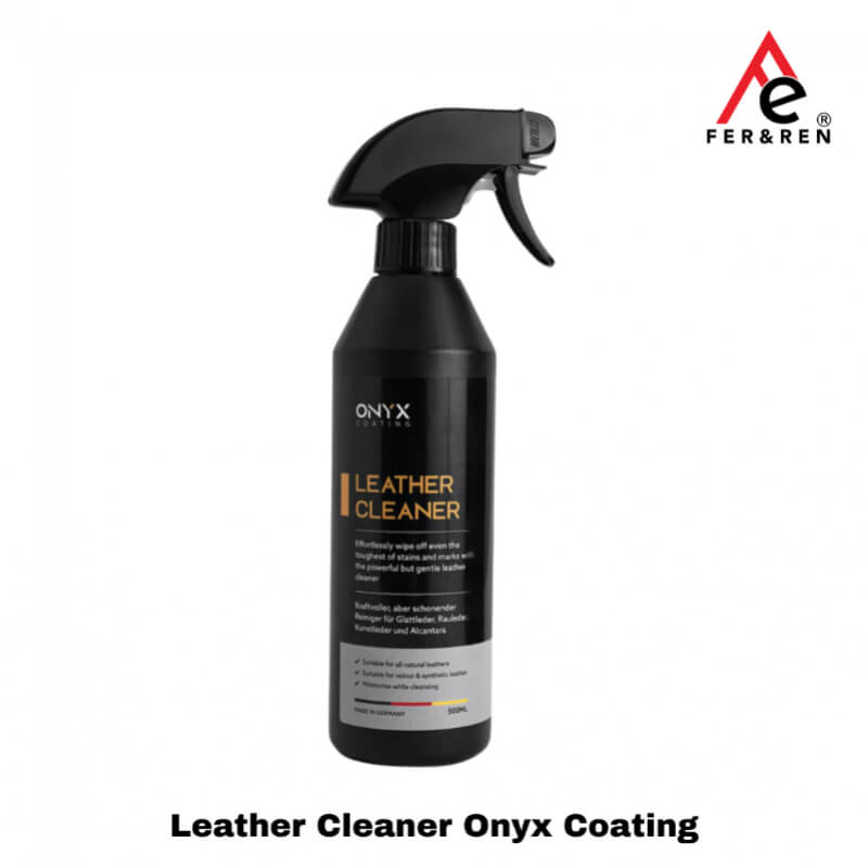 Leather Cleaner Onyx Coating – Limpiador de Cuero para Todo Tipo de Superficies (500 ml)