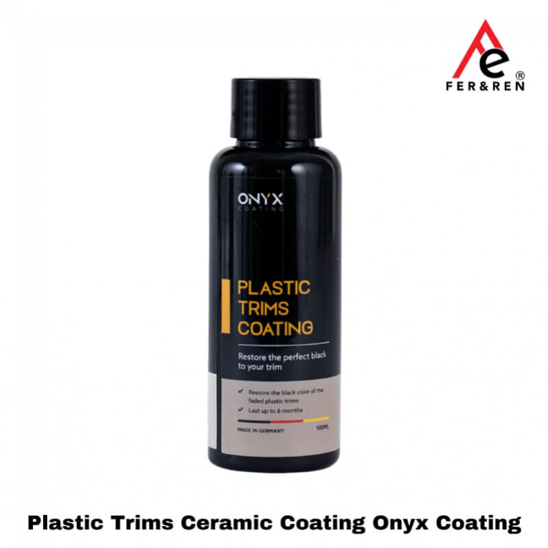 Plastic Trims Ceramic Coating Onyx Coating – Restauración y Protección para Molduras (100 ml)