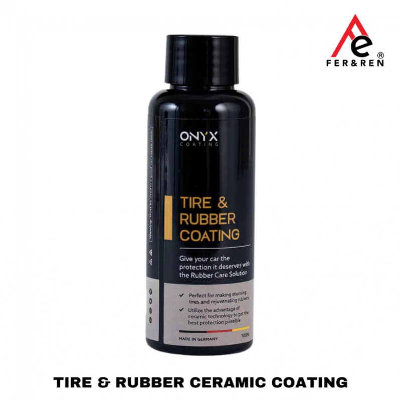 TIRE & RUBBER CERAMIC COATING Onyx Coating – Protección y Restauración de Superficies de Goma (100 ml)