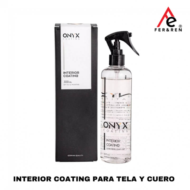 Interior Coating para Tela y Cuero | Protección Súper Hidrofóbica Onyx Coating