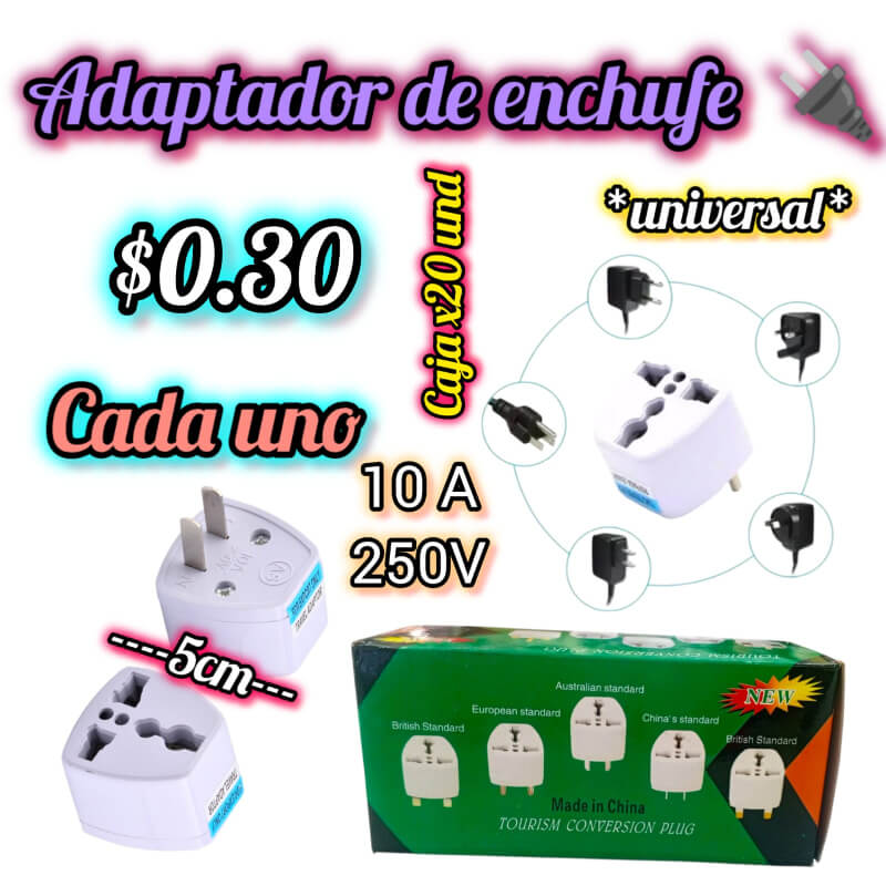 ADAPTADOE DE ENCHUFE