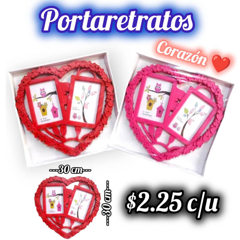 PORTARETRATO CORAZON