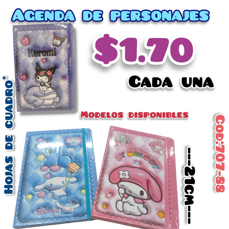 AGENDA DE PERSONAJES