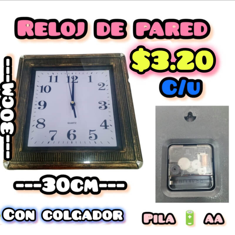 RELOJ DE PARED