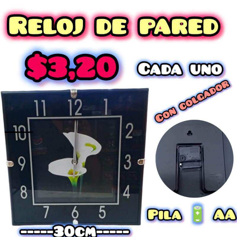 RELOJ DE PARED