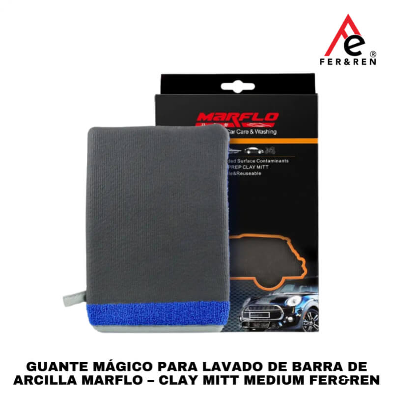 Guante Mágico para Lavado de Barra de Arcilla Marflo – Clay Mitt Medium FER&REN