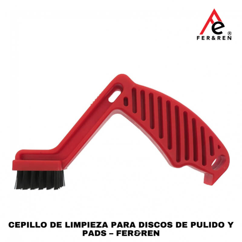 Cepillo de Limpieza para Discos de Pulido y Pads – FER&REN