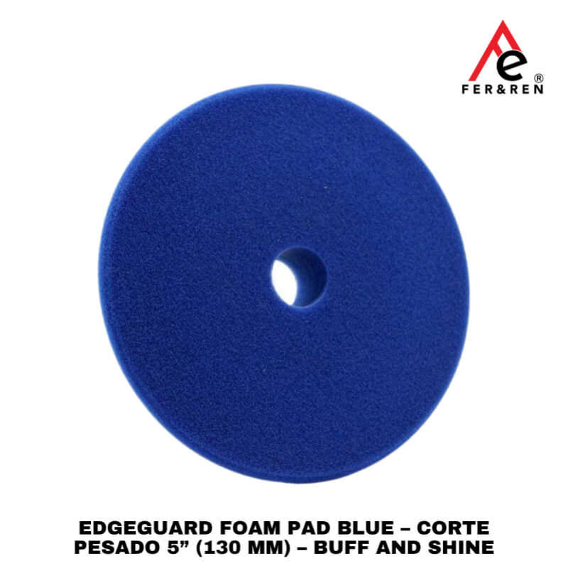 EdgeGuard Foam Pad Blue – Corte Pesado 5” (130 mm) – Buff and Shine