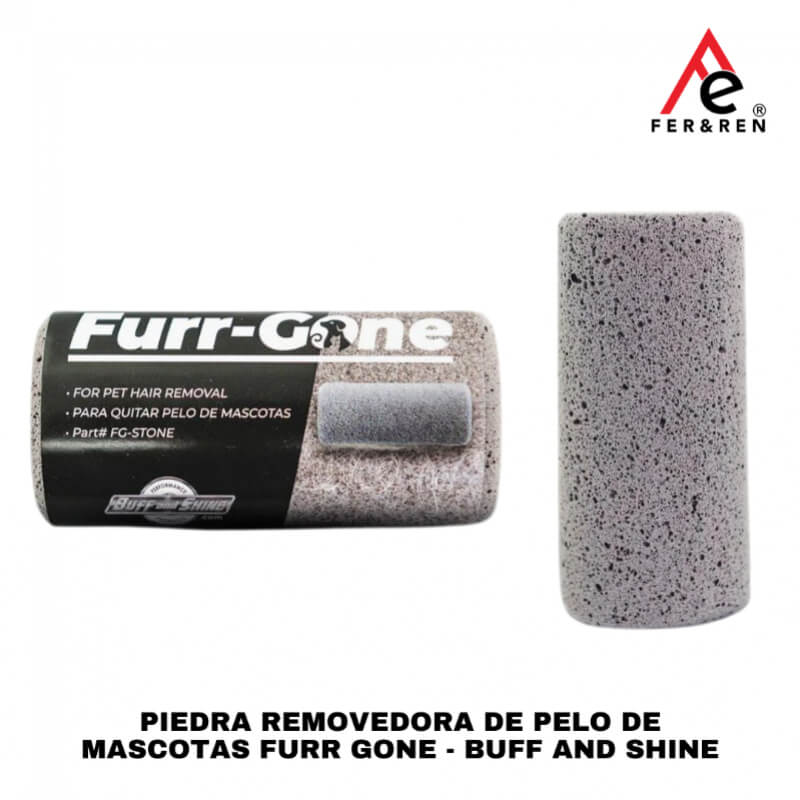 Piedra Removedora de Pelo de Mascotas Furr Gone - Buff and Shine