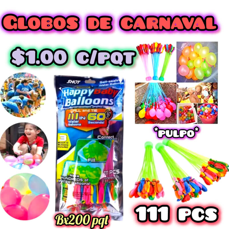 GLOBOS DE CARNAVAL