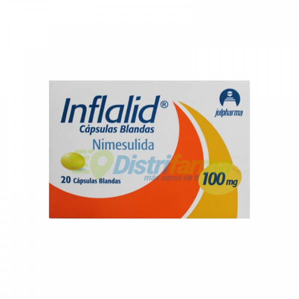 INFLALID 100MG CAPSULAS X 20*2