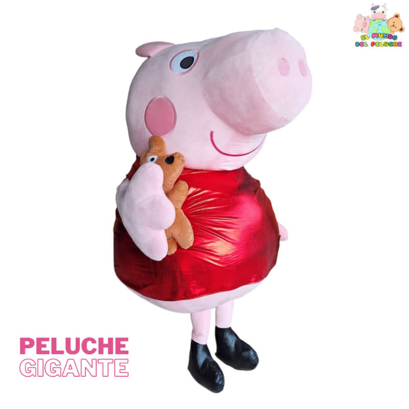 Peluche Gigante Peppa Pig – El Mejor Regalo para Grandes Momentos (1.40m x 1.30m)