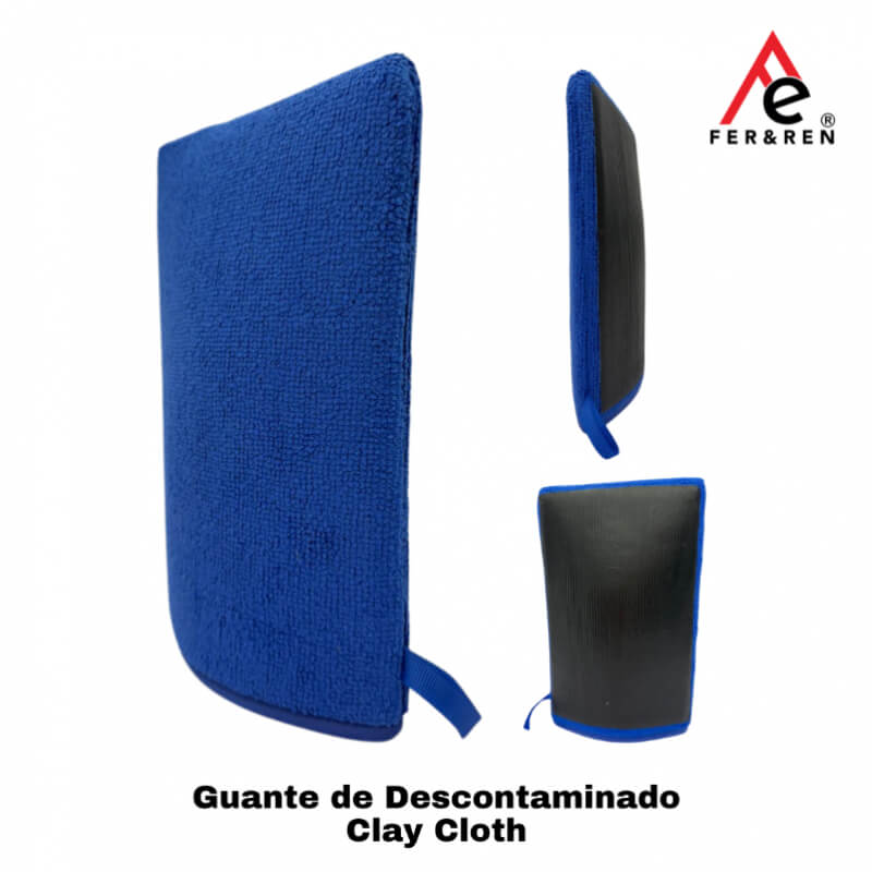 Guante de Descontaminado Clay Cloth – Limpieza Profesional para Pintura | Fer&Ren