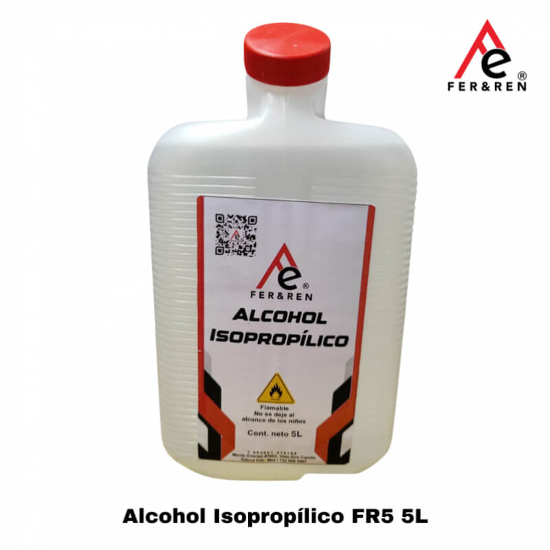 Alcohol Isopropílico FR5 5L – Limpieza Profesional y Evaporación Rápida | Fer&Ren