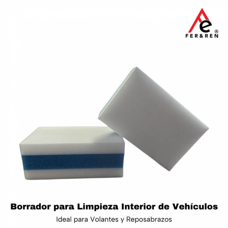 Borrador para Limpieza Interior de Vehículos – Ideal para Volantes y Reposabrazos | Fer&Ren