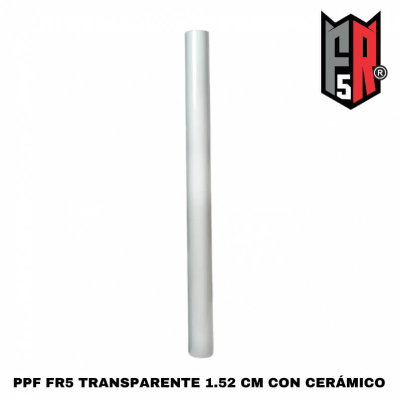 PPF FR5 Transparente 1.52 cm con Cerámico – Protección Avanzada en Rollo de 15 Metros