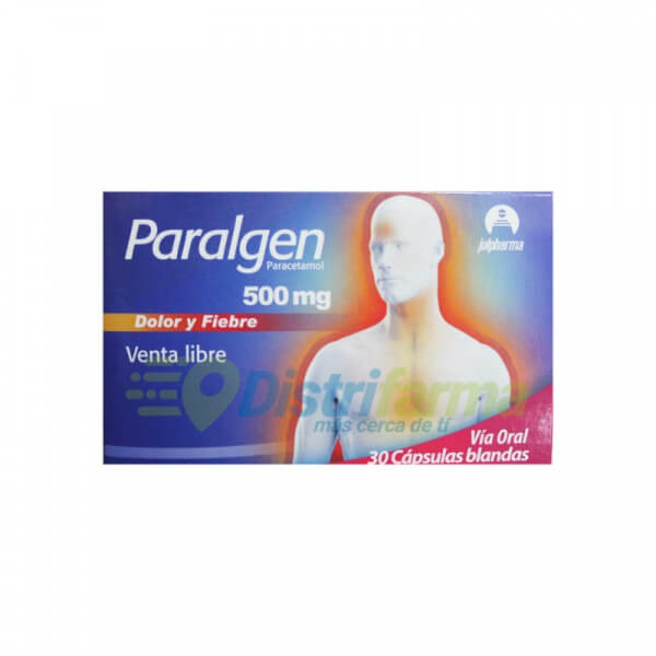 PARALGEN 500MG TABLETAS X 30 *1