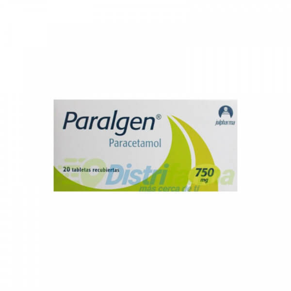 PARALGEN 750MG TABLETAS X 20*1