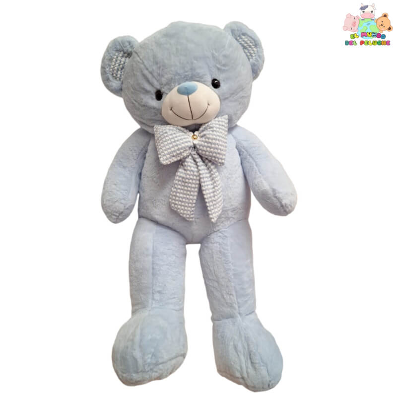 Oso de Peluche Grande Azul – Elegancia y Ternura en 1 Metro | El Mundo del Peluche