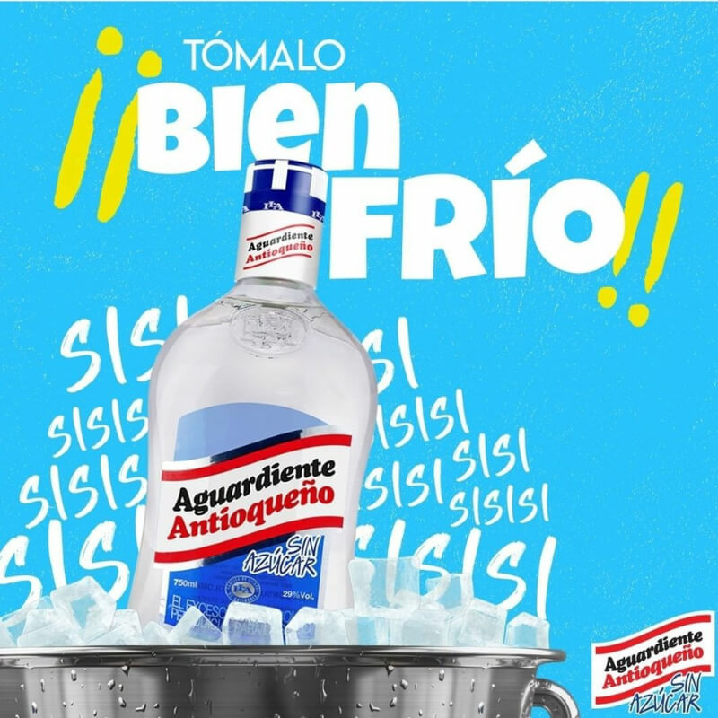 Aguardiente Antioqueño 750ml (Tapa Azul)