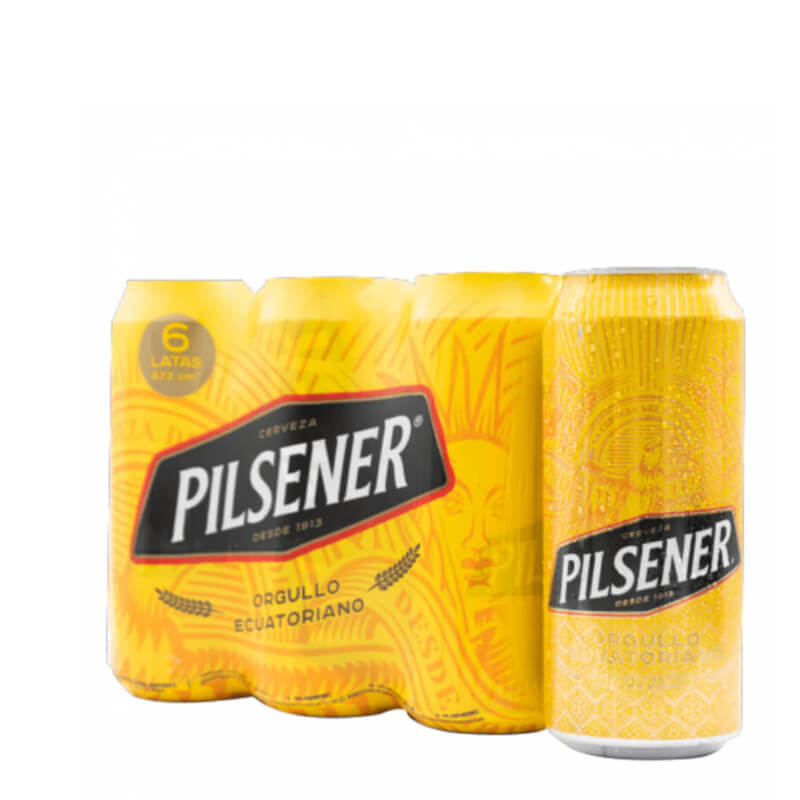 Sixpack Cerveza Pilsener Lata 473ml